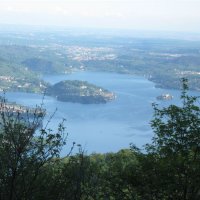 Panoramica vista sul lago d'Orta