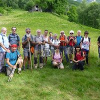 Il gruppo all'Alpe Briasca