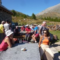 Sosta al rifugio di Gattascosa