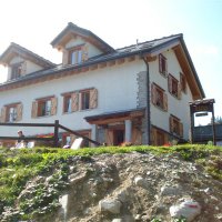 Rifugio il Dosso prima del rientro a San Bernardo