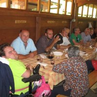 A pranzo dagli Amici del Consorzio Alpe Bagnone alla Baita Maria Cristina