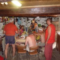 Nel rifugio Escursionisti Valgrande