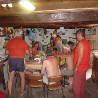 Nel rifugio Escursionisti Valgrande