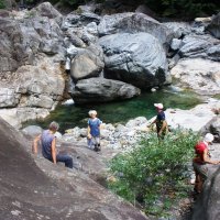 Sul rio Valgrande verso l'Arca